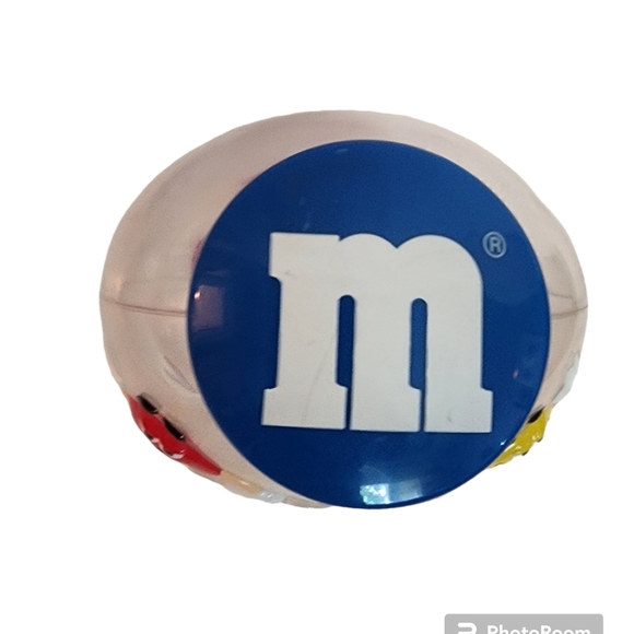 M&M'S Candy Dispenser 3 D Yellow Red Characters 8.75 in Tall - Picture 2 of 8